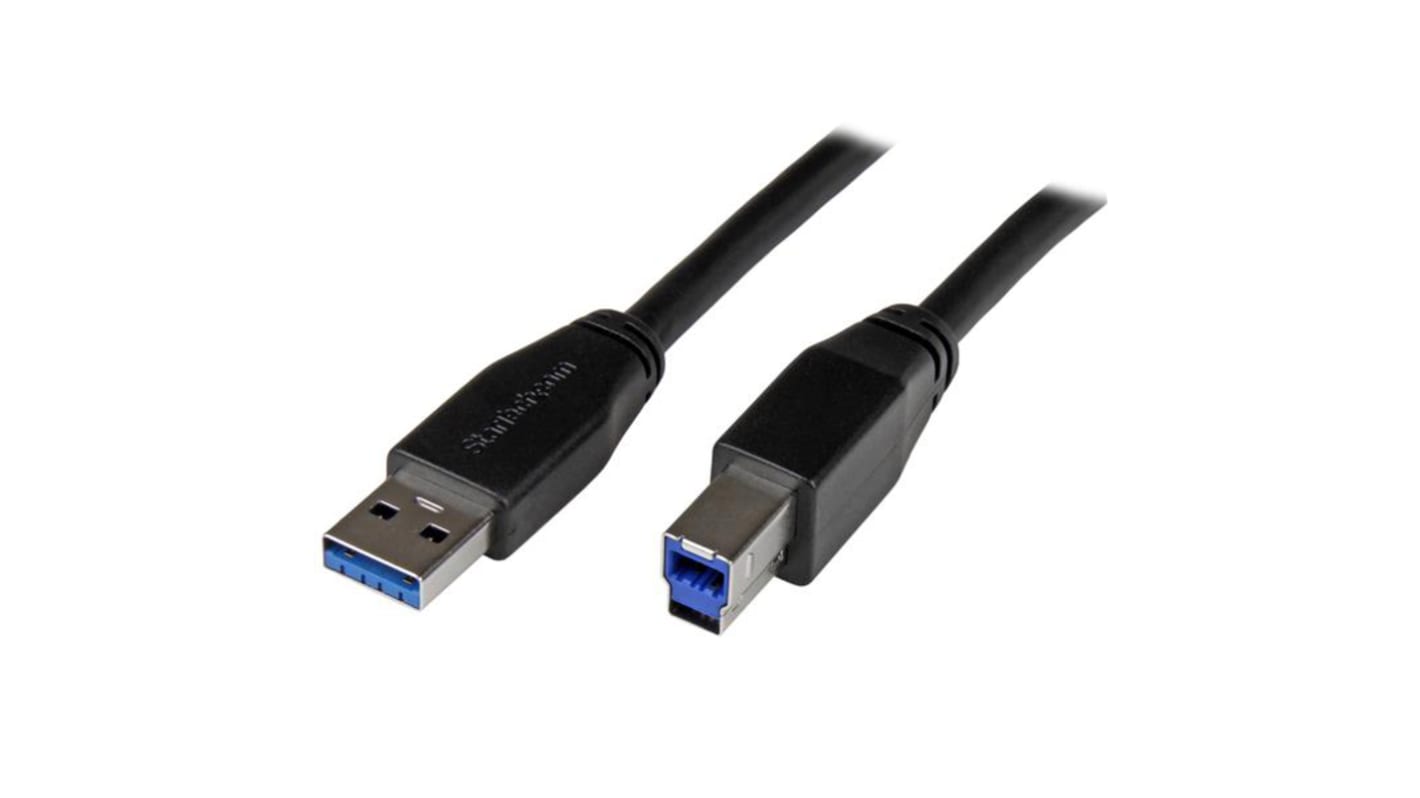 StarTech.com USB 3.0, Male USB A to Male USB B, 5Gbps, 1m