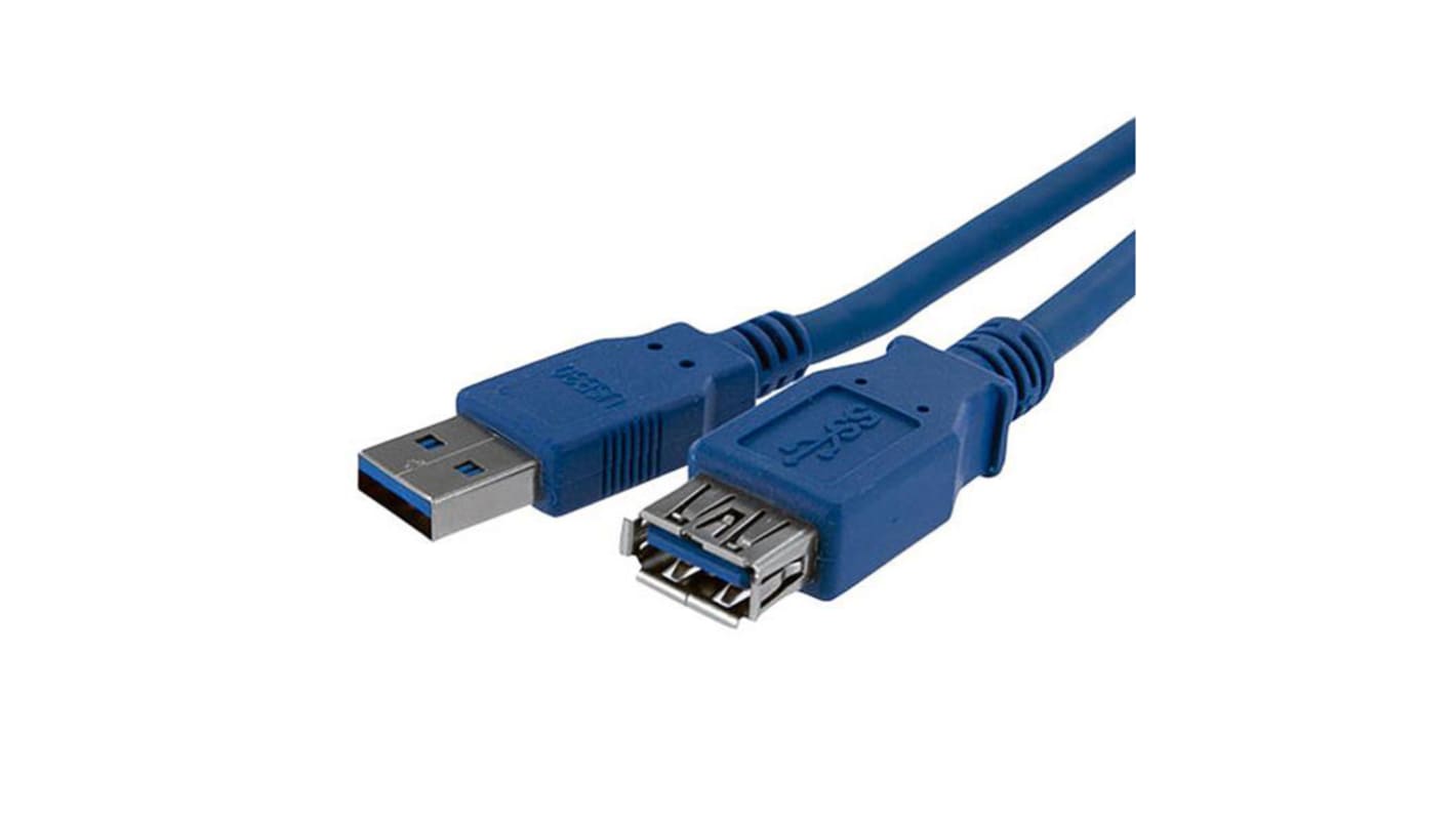StarTech.com USB 3.0, Male USB A to Female USB A, 5Gbps, 1m