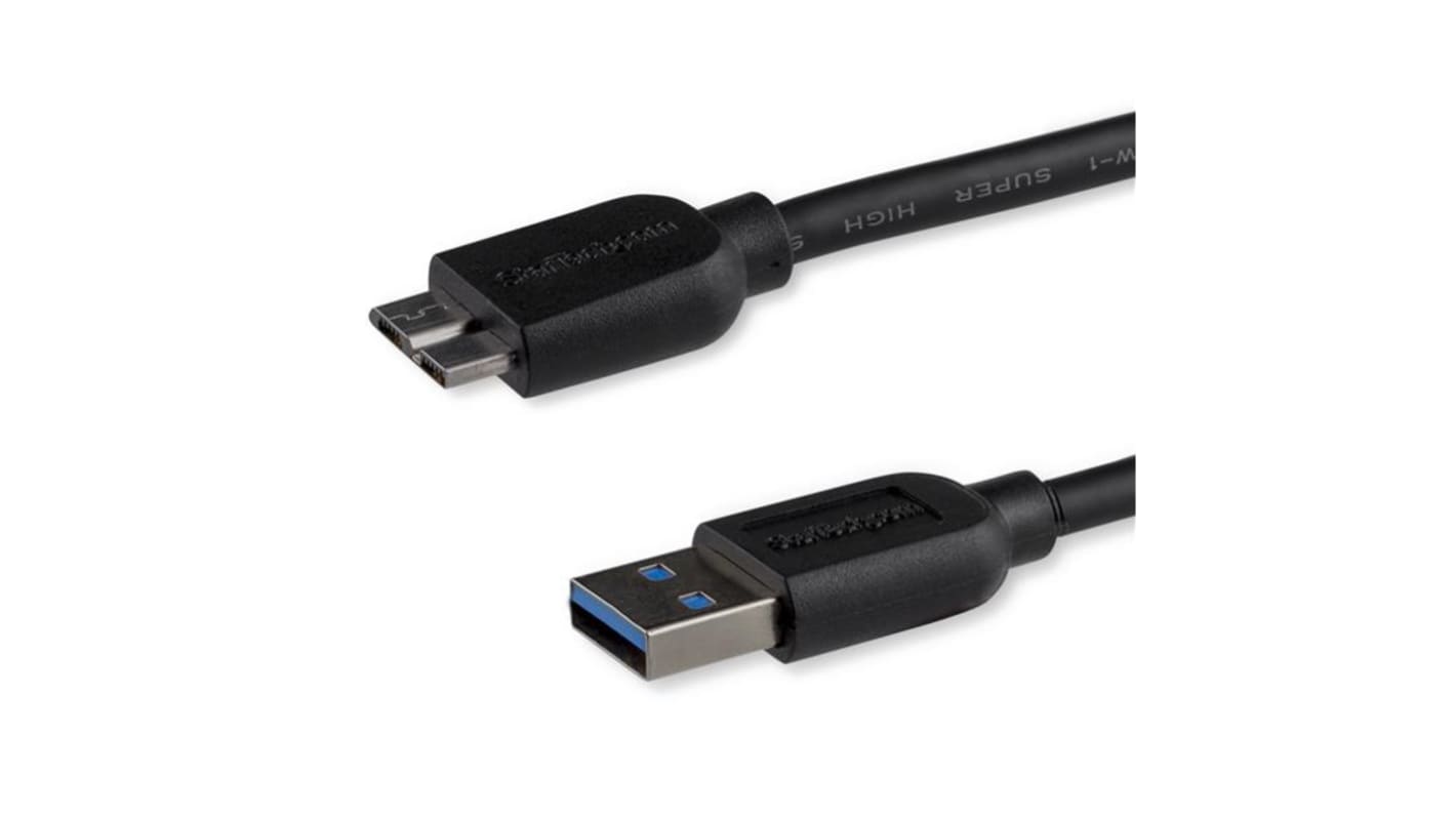StarTech.com USB-kabel, USB A til Mikro USB B, 500mm