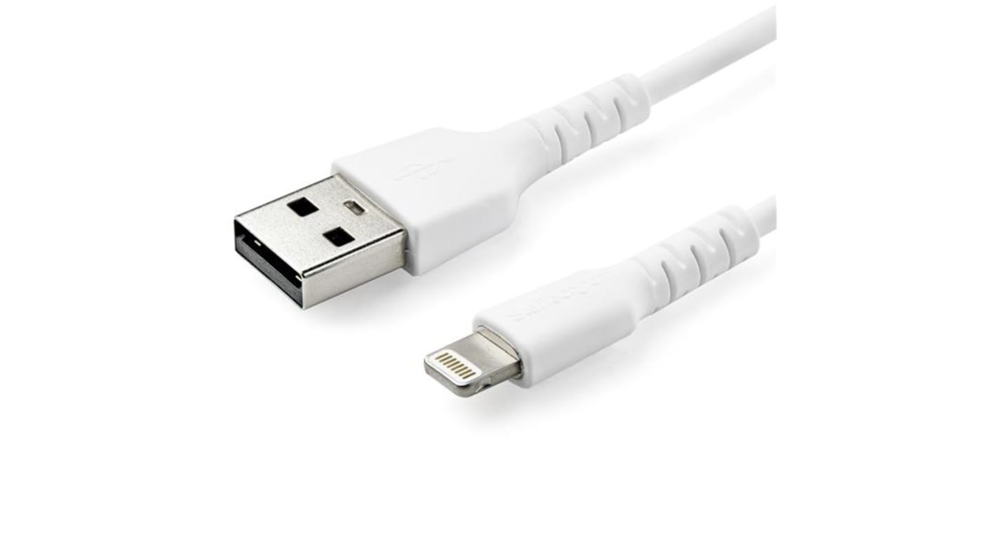 Câble USB StarTech.com USB A vers Lightning, 2m, Blanc
