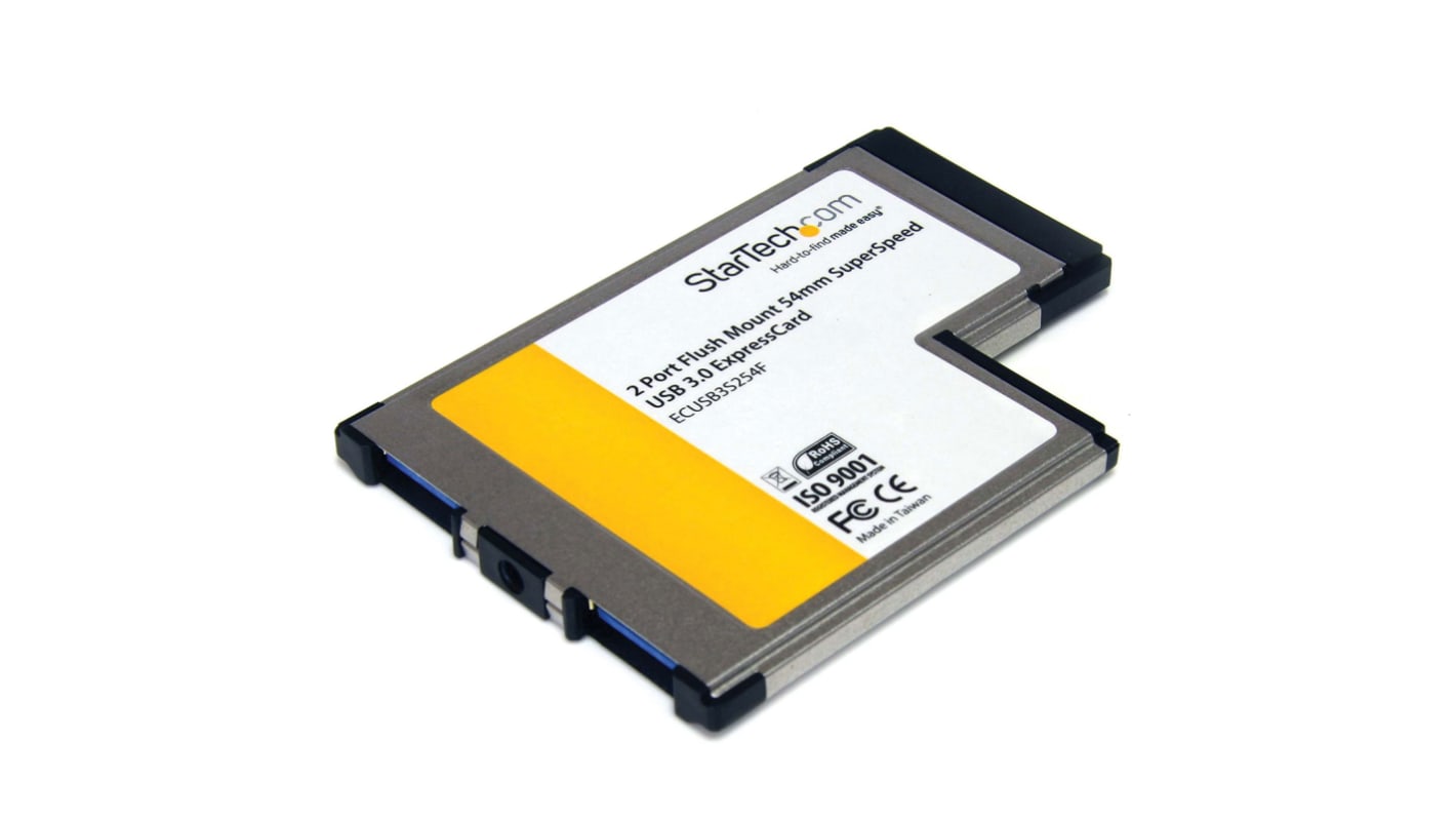 StarTech.com Express-Karte USB-Karte, ECUSB3S254F, 2 Port, USB A, USB 3.0