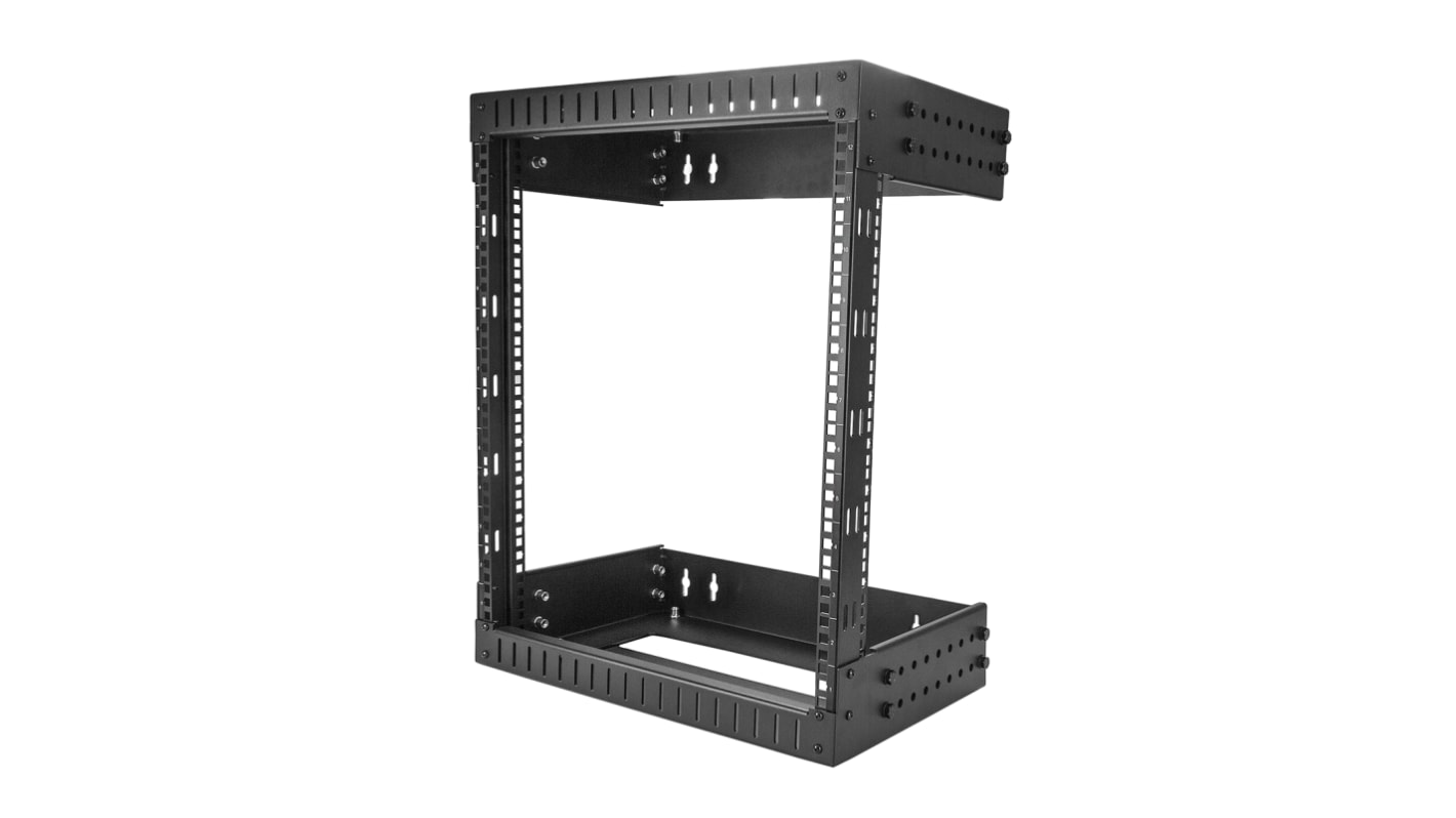 StarTech.com Black 12U Steel Server Rack , with 2-Post Frame