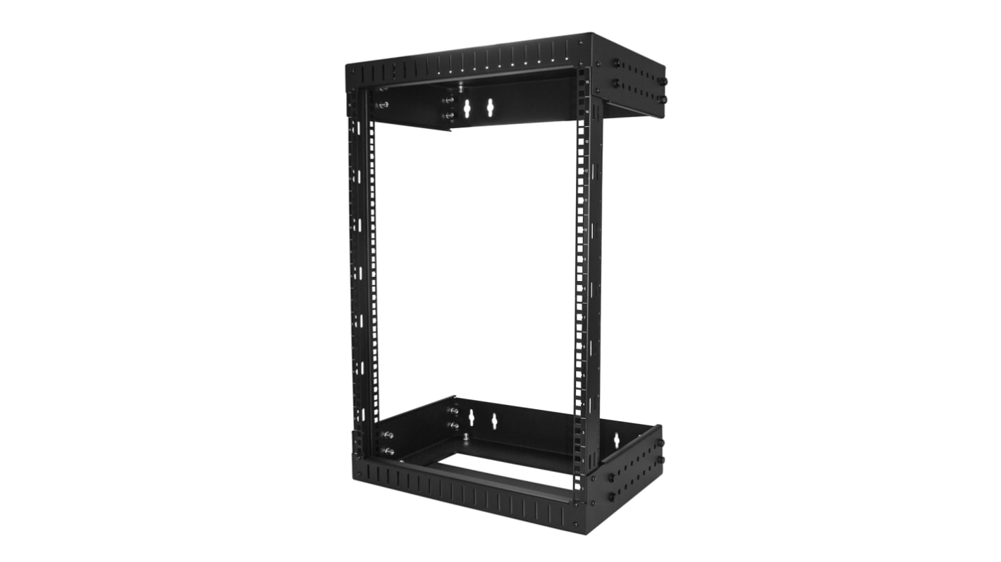 StarTech.com Black 15U Steel Server Rack , with 2-Post Frame