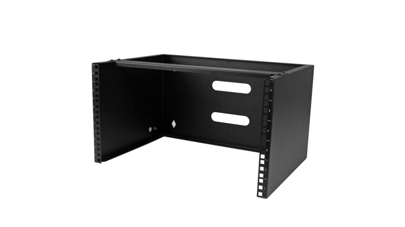 StarTech.com Black 6U Steel Server Rack , with 2-Post Frame