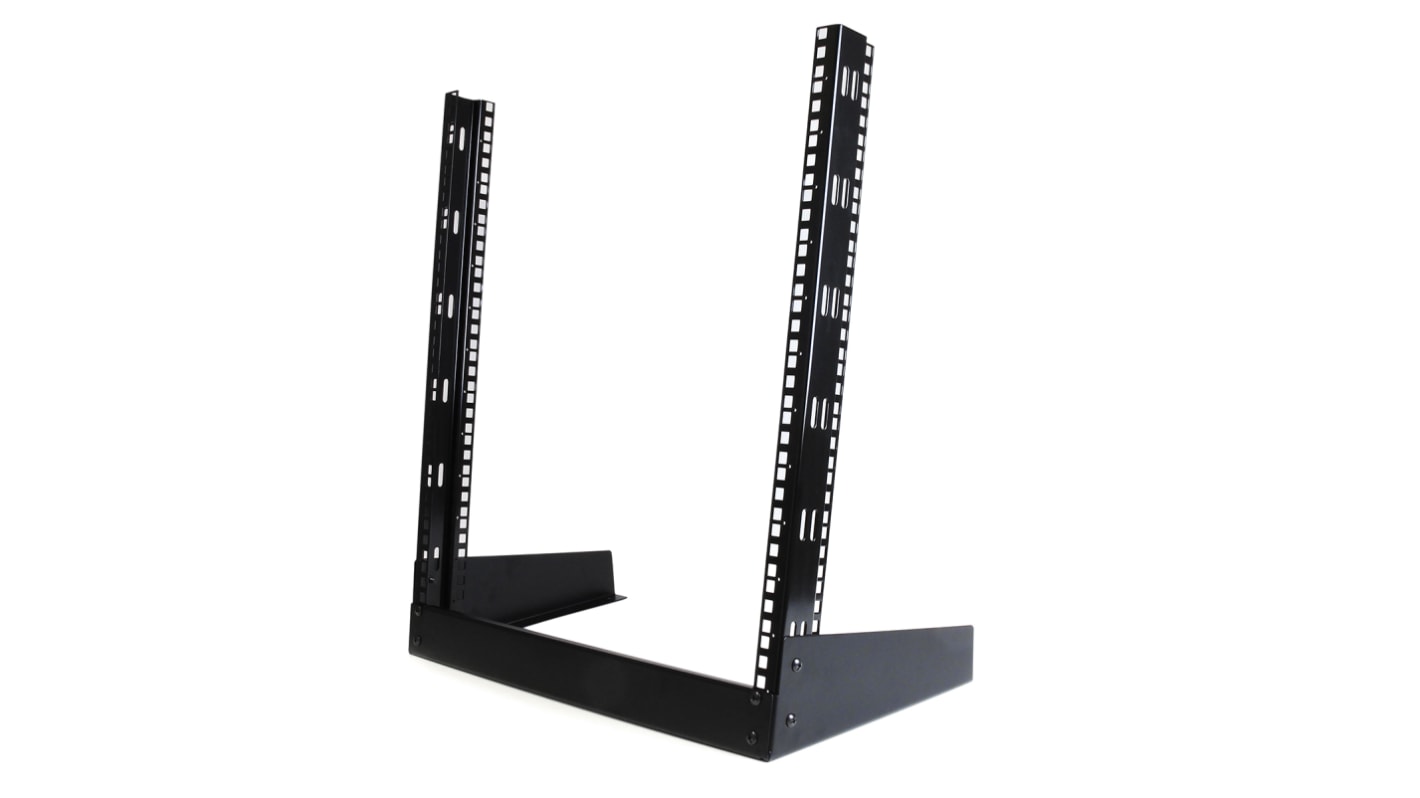 StarTech.com Black 12U Steel Server Rack , with 2-Post Frame