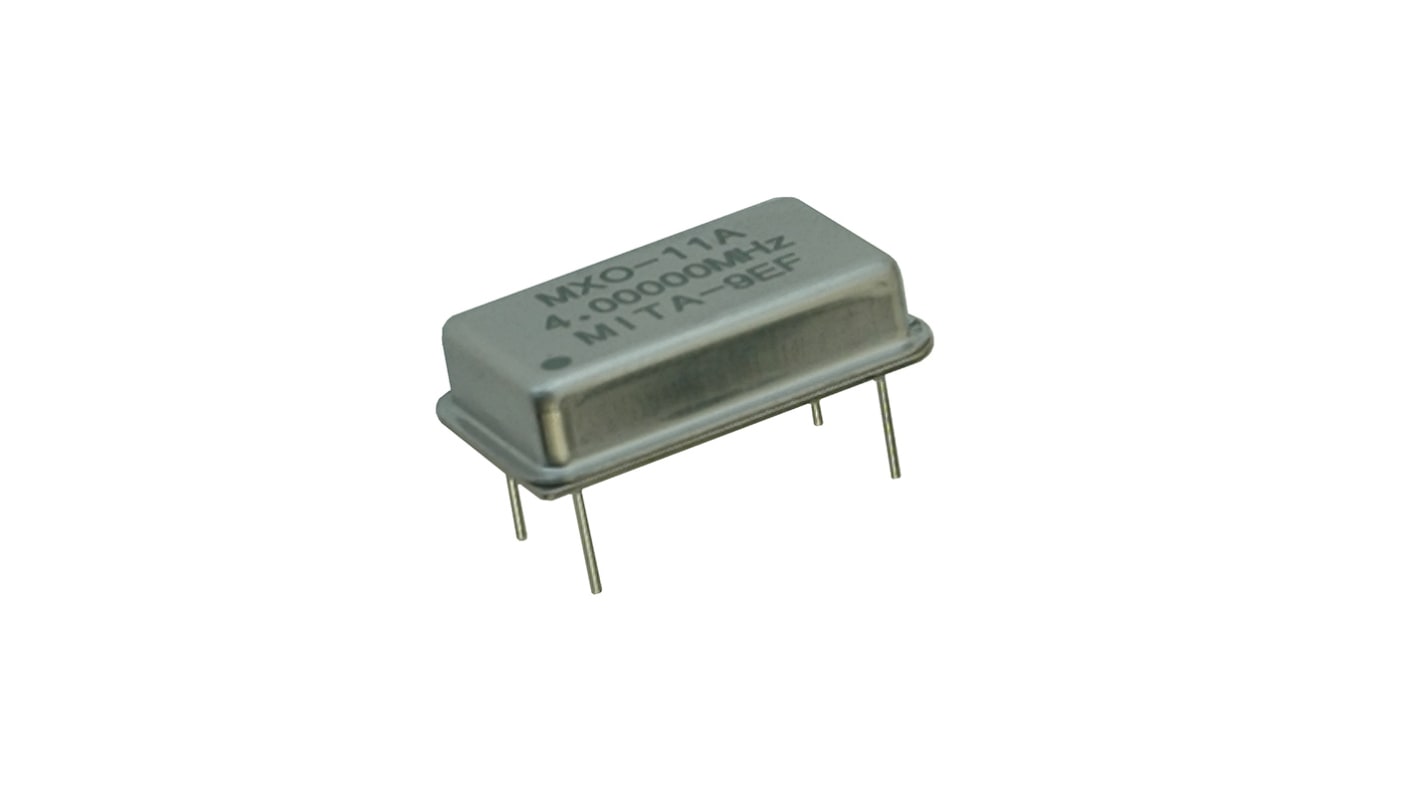 MITADENPA, 1MHz Crystal Oscillator, ±25ppm CMOS, TTL MXO-11A 1.0000MHz