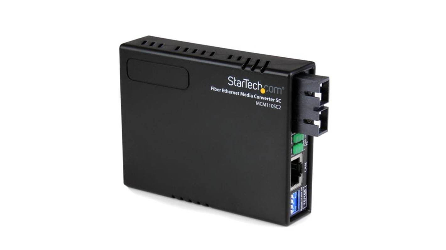 StarTech.com RJ45, SC Media Converter, Multi Mode, Half/Full Duplex 2km