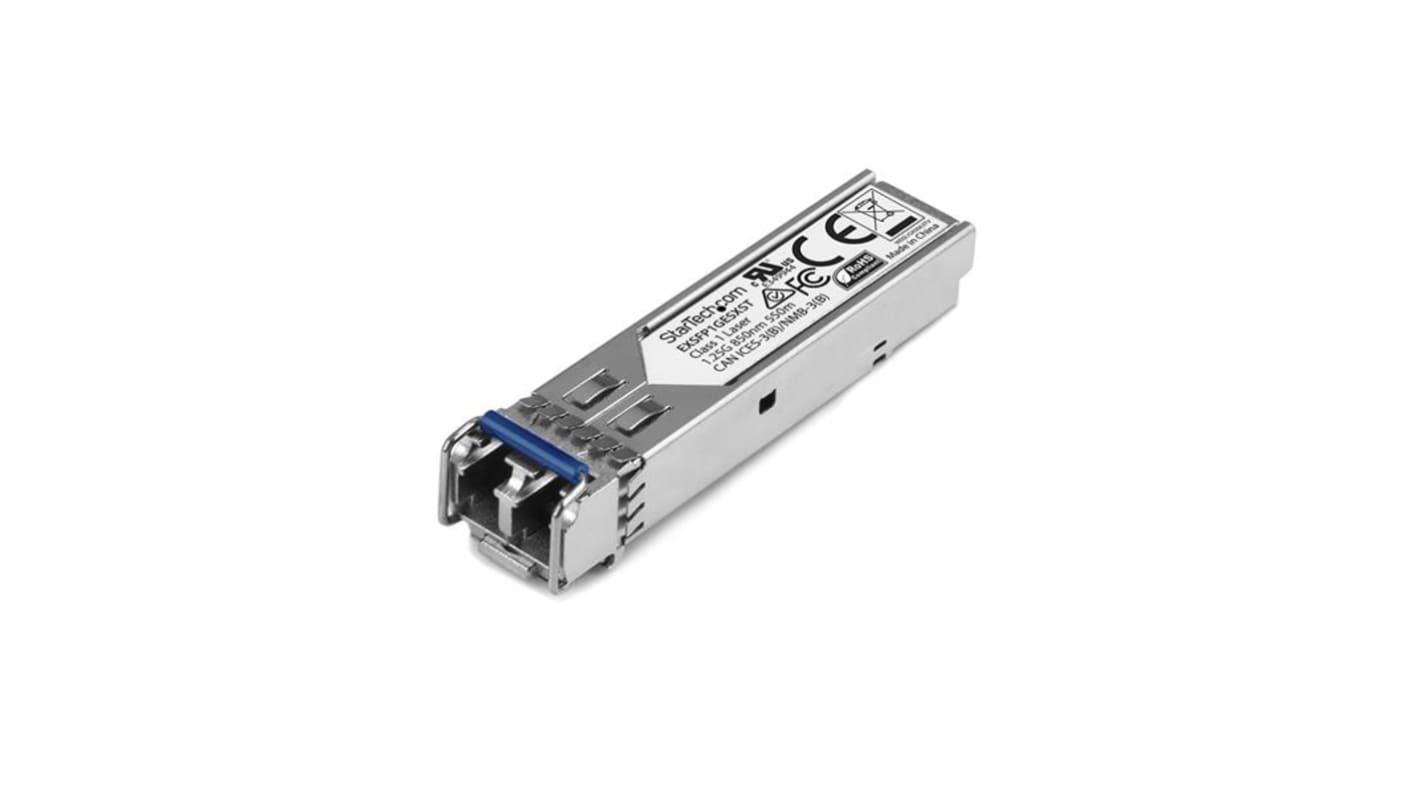 StarTech.com 单模LC光模块, 全双工, 最高1.25Gbps, 1000Mbit/s, 兼容Juniper