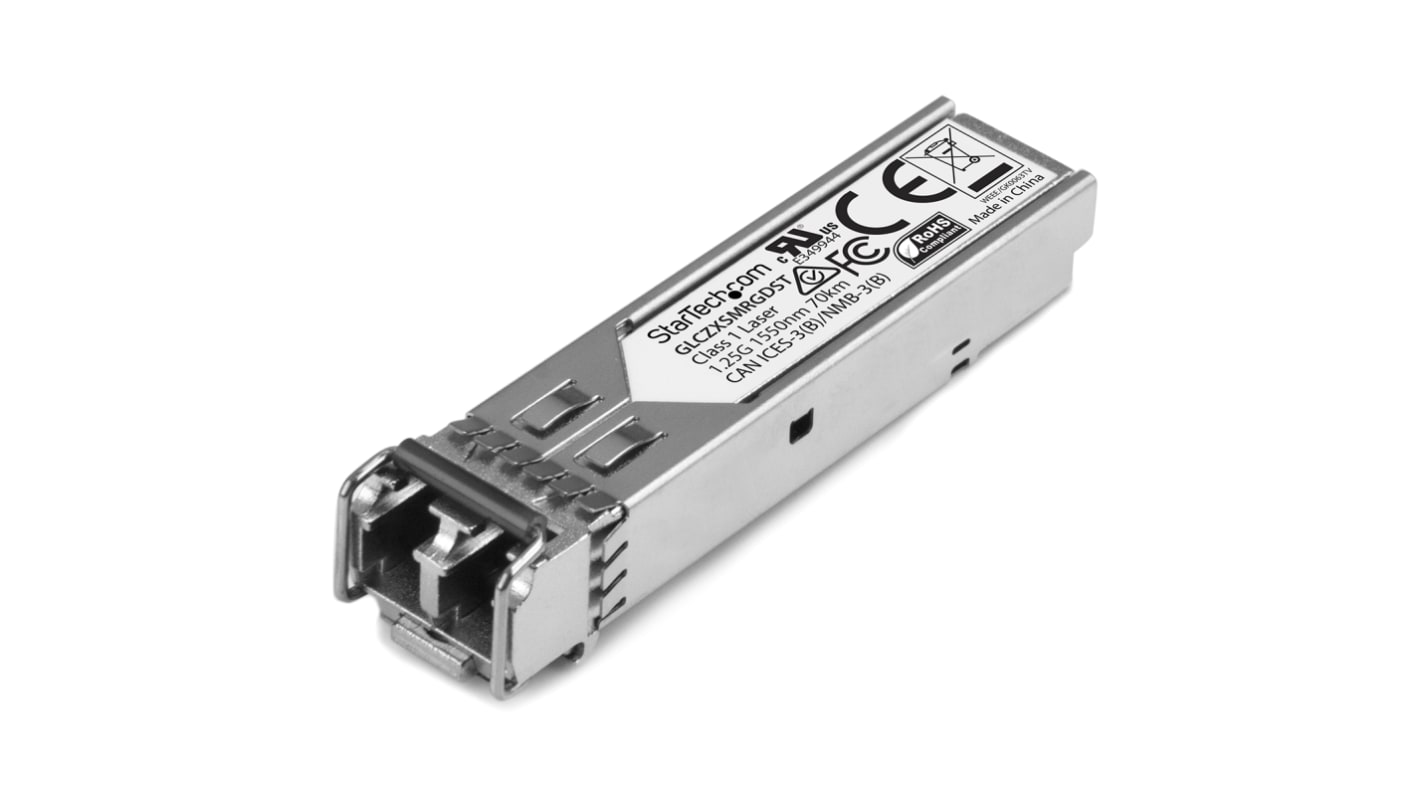 StarTech.com Cisco Compatible LC Single Mode Transceiver Module, Full Duplex, 1000Mbit/s