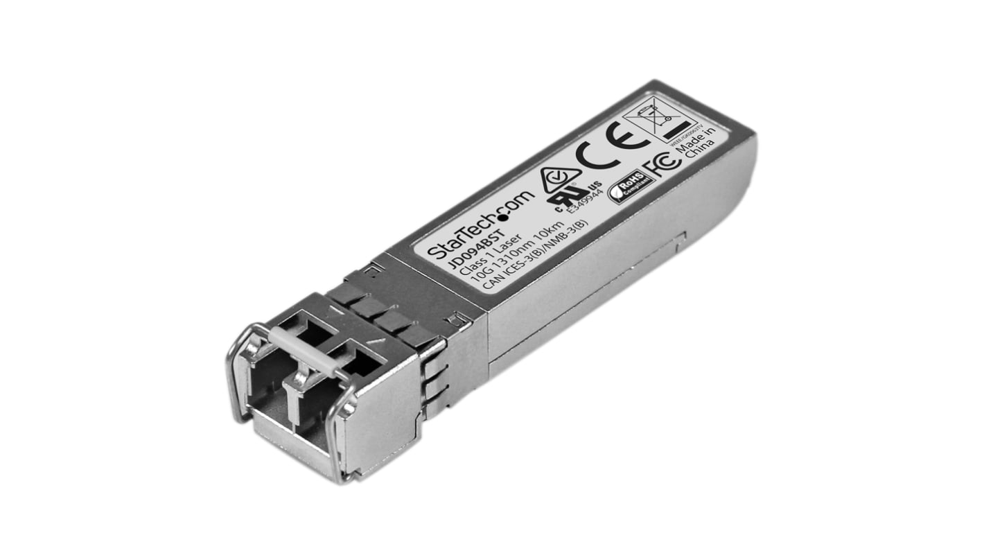 StarTech.com HP Compatible LC Single Mode Transceiver Module, Full Duplex, 10000Mbit/s