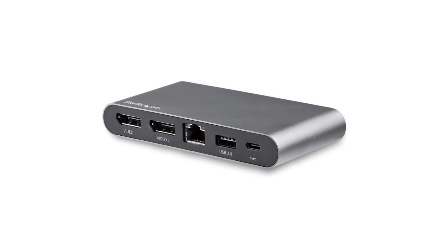 StarTech.com Dual Monitor 4K USB-C Docking Station 2 x USB ports, USB A, USB C