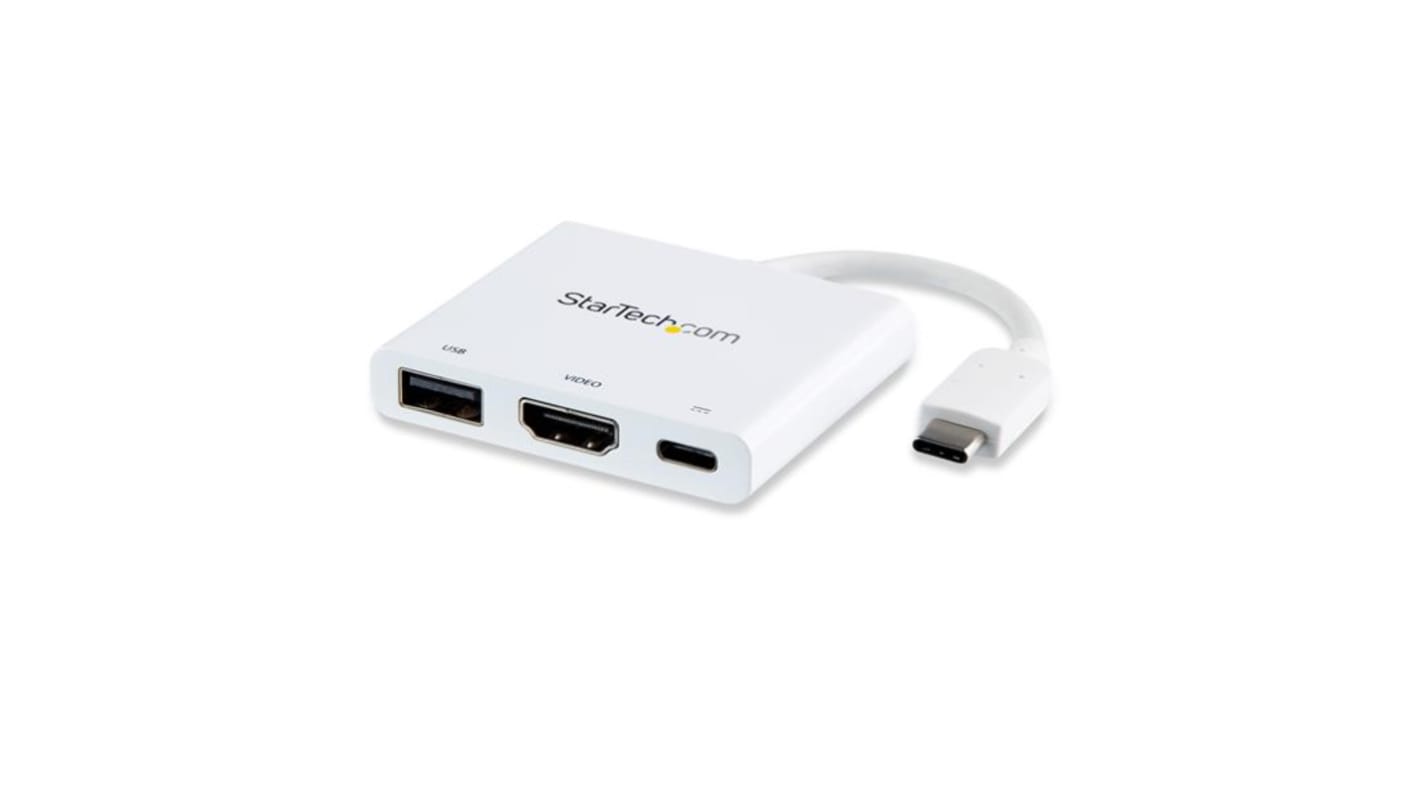 StarTech.com USB A, USB C 扩展坞 ,支持单屏 1个USB口 HDMI接口