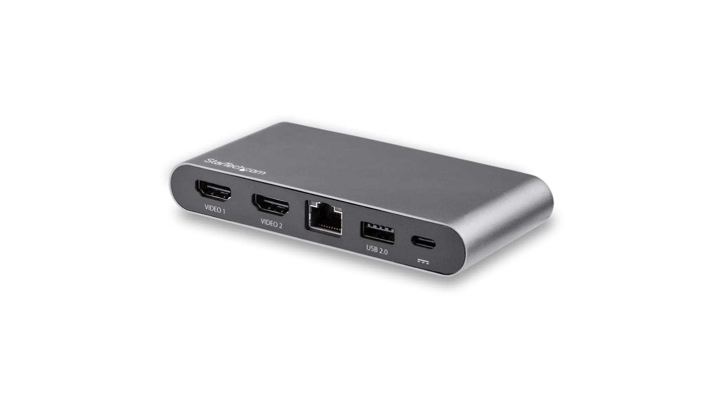 Stacje dokujące USB, magistrala: USB-C, 4096 x 2160, USB: 2, typ: USB A, USB C, standard: USB 3.0