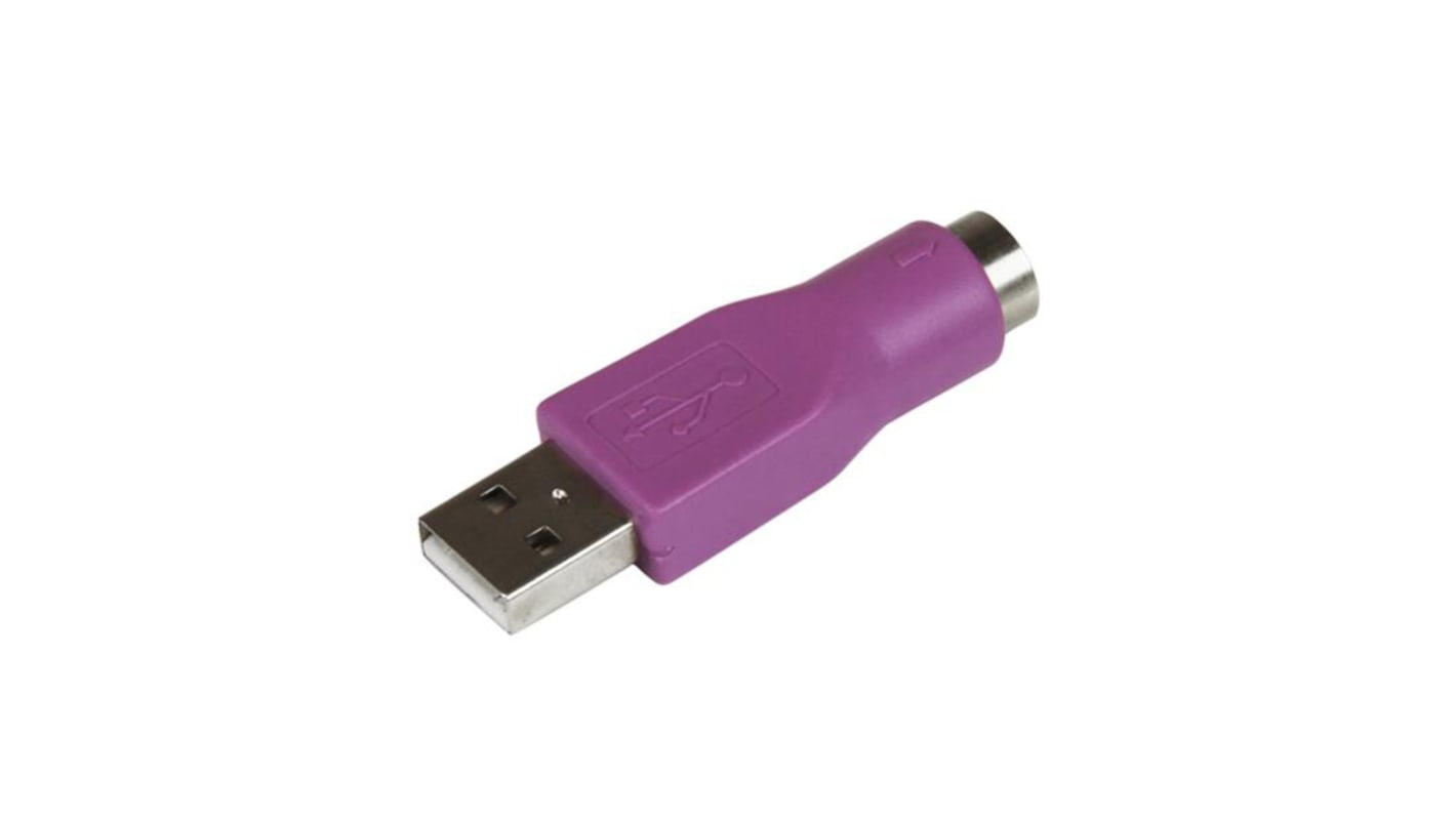 StarTech.com Male PS/2 to Female USB A, PS2 Adapter 5cm