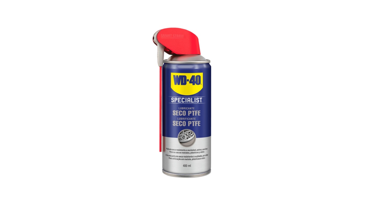 Lubricante WD‑40 SPECIALIST Lubricante Seco con PTFE, Aerosol de 400 ml