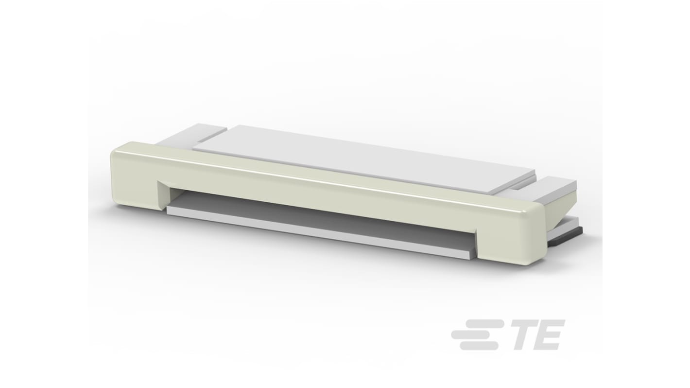 TE Connectivity, 1734592 0.5mm Pitch 24 Way Right Angle Female FPC Connector, ZIF Bottom Contact