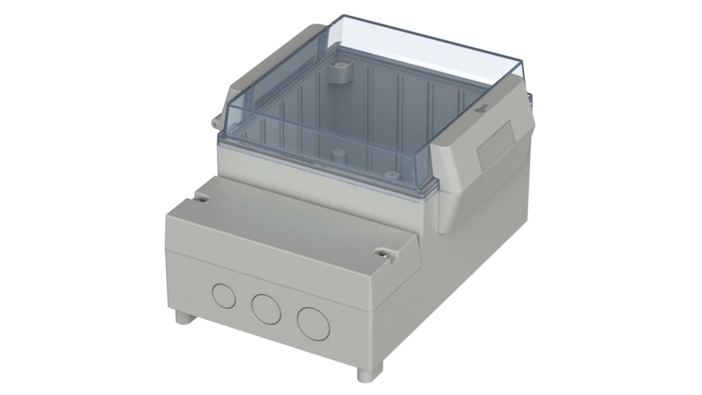 Bopla RegloCard-Plus Series ABS, Polycarbonate Wall Box, IP65, Viewing Window, 131 mm x 186 mm x 103mm