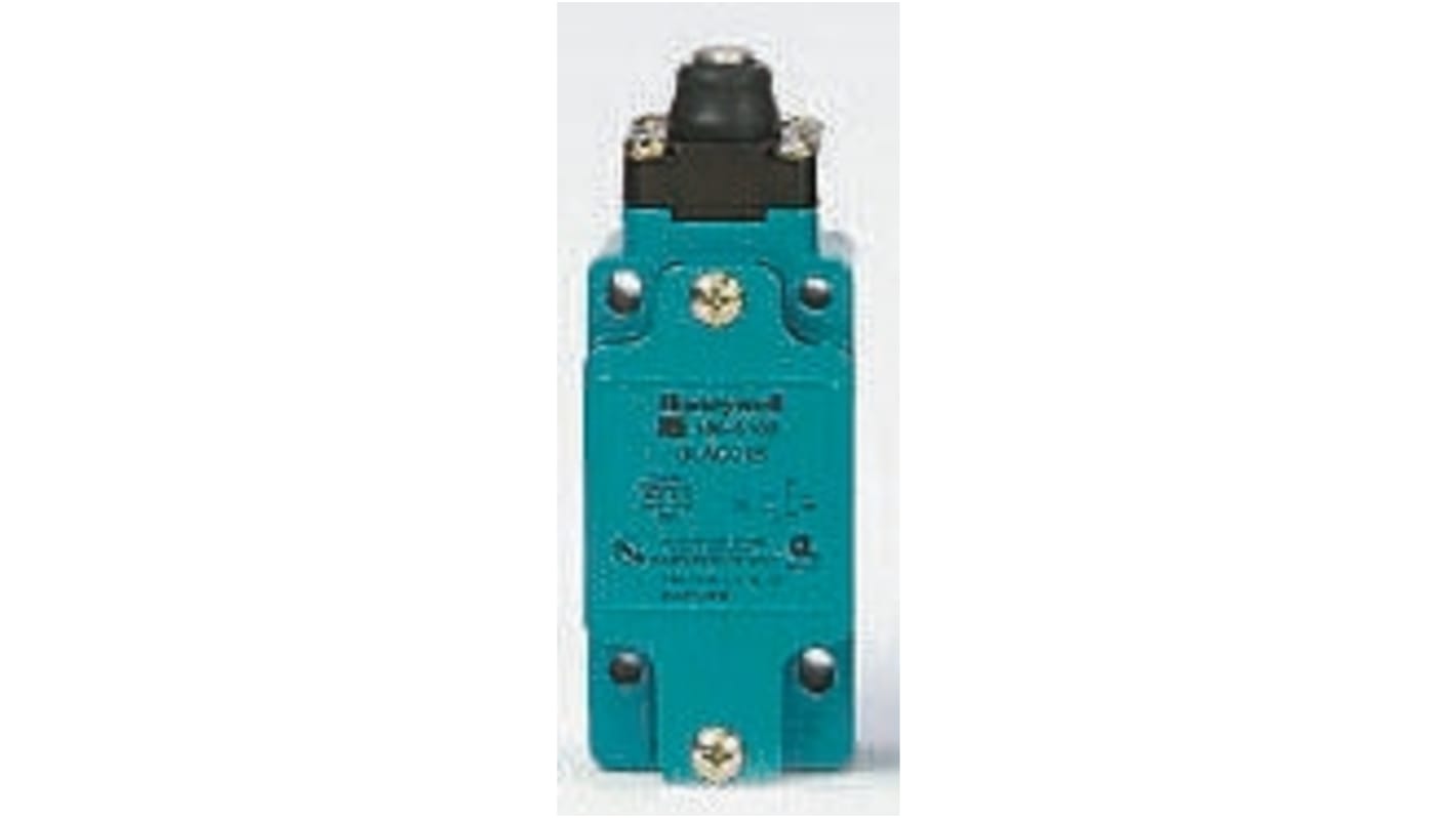 Honeywell GLA Series Plunger Limit Switch, NO/NC, IP67, SPDT, Die Cast Zinc Housing, 600V ac Max, 6A Max