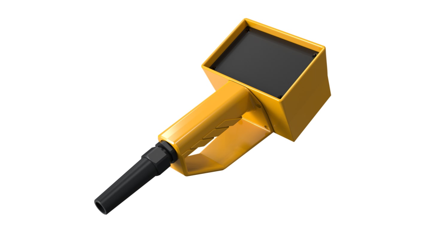 Rose Pilot Series Yellow Polyamide Handheld Enclosure, Display Window, IP65, 85 x 115 x 191mm