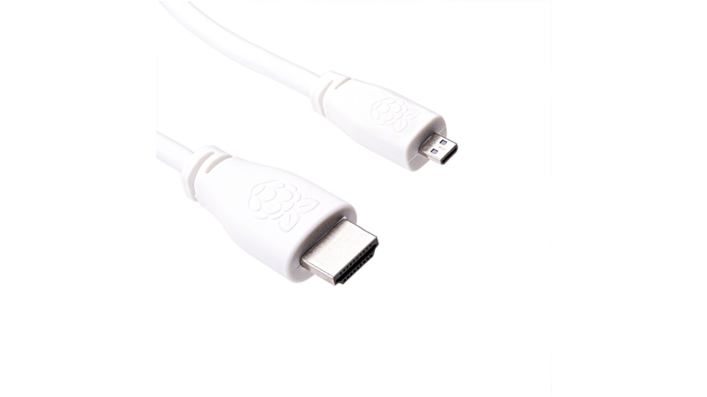 Cavo HDMI-HDMI Micro da 1m Raspberry Pi, Bianco