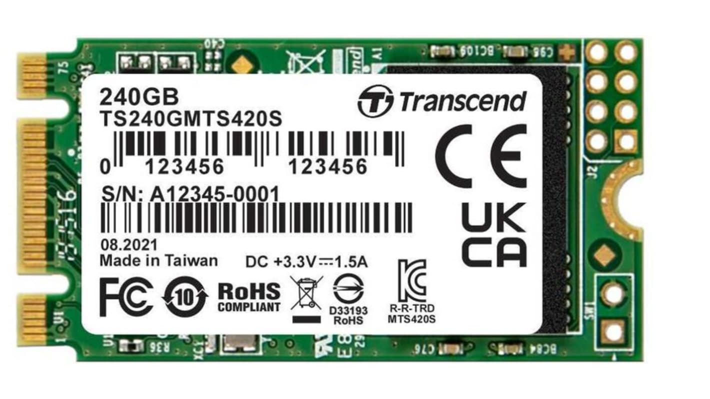 Transcend MTS420S M.2 240 GB Internal SSD Hard Drive