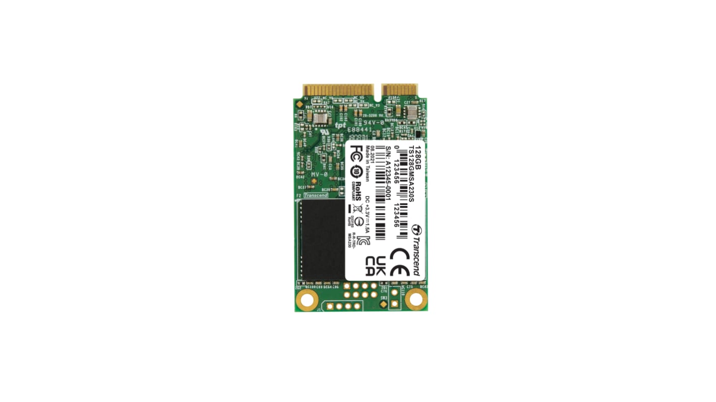 Transcend MSA230S mSATA 128 GB Internal SSD Hard Drive