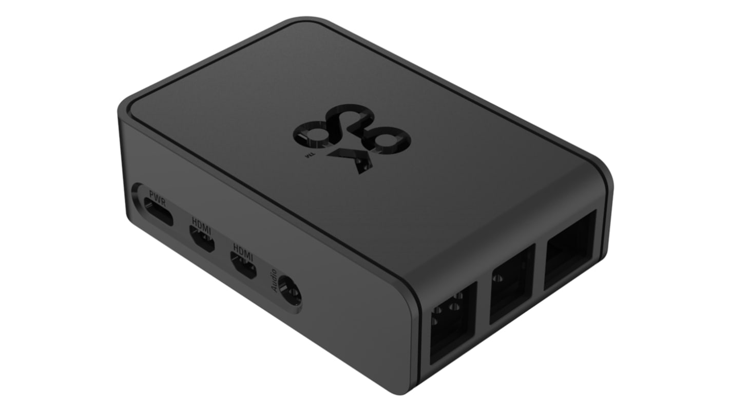 Okdo Raspberry Piケース, Pi 4 Slide シリーズ ABS樹脂 ASM-1900138-21