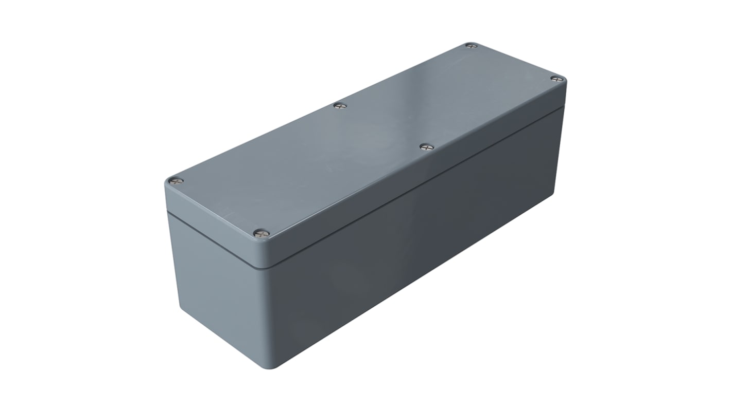 Caja Rose de Poliéster reforzado con fibra de vidrio Gris, 230 x 75 x 75.5mm, IP66, , Lloyds Register, Registro