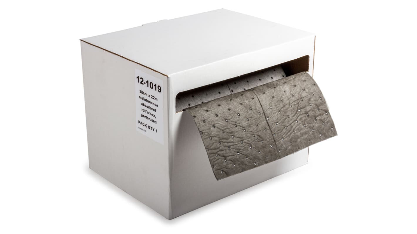 RS PRO Spildabsorberende materiale, absorberingsevne: 44 (Pr. Rulle) L