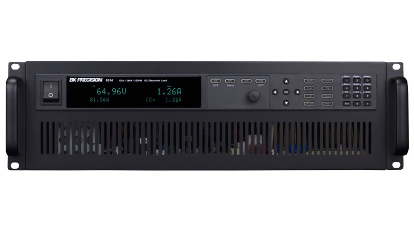 BK Precision 8600 Series Electronic DC Load, 0 → 750 W, 0 → 120 V, 0 → 120 A
