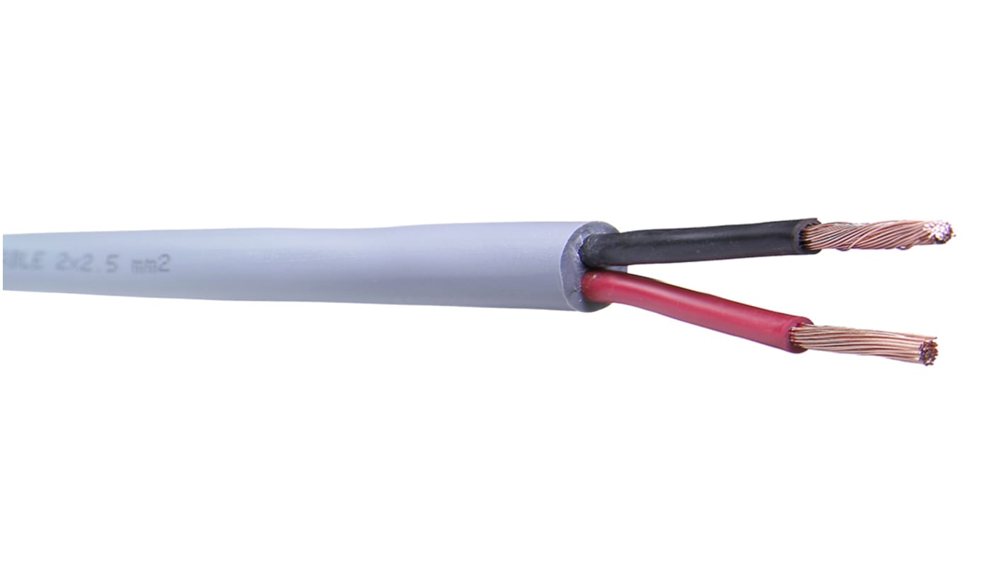 Belden 70046LV Audiokabel Lautsprecherkabel 2-adrig 2,5 mm² LSZH, Außen-ø 8mm, L. 100m