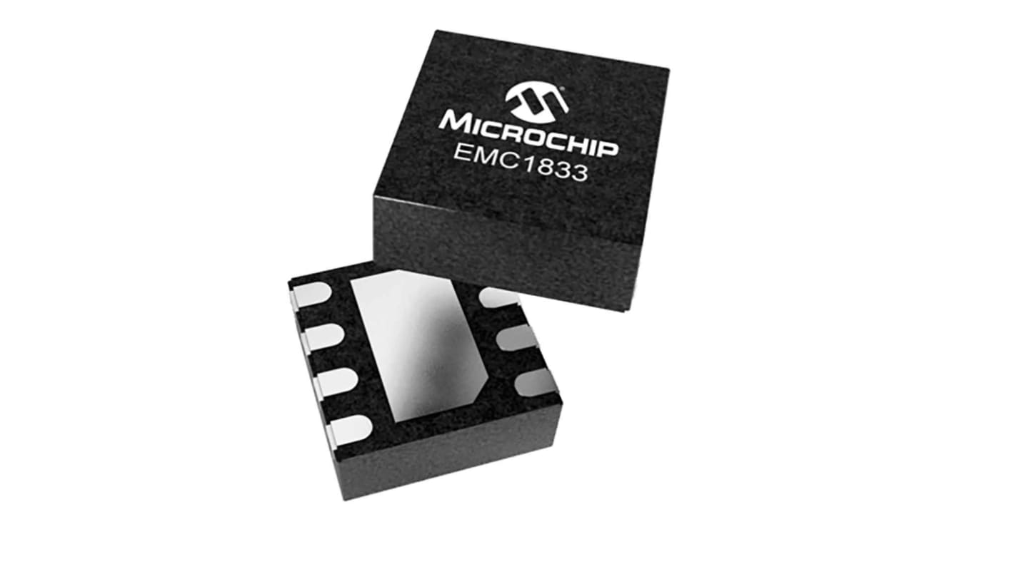 Capteur de température Microchip, -40 à +125 °C., WDFN 8-pin