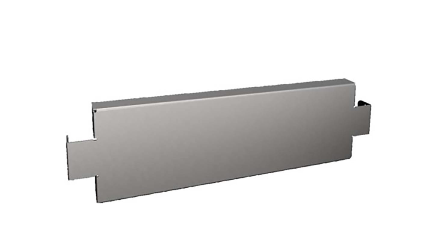 Rittal Grey Steel Base Panel, Ventilated