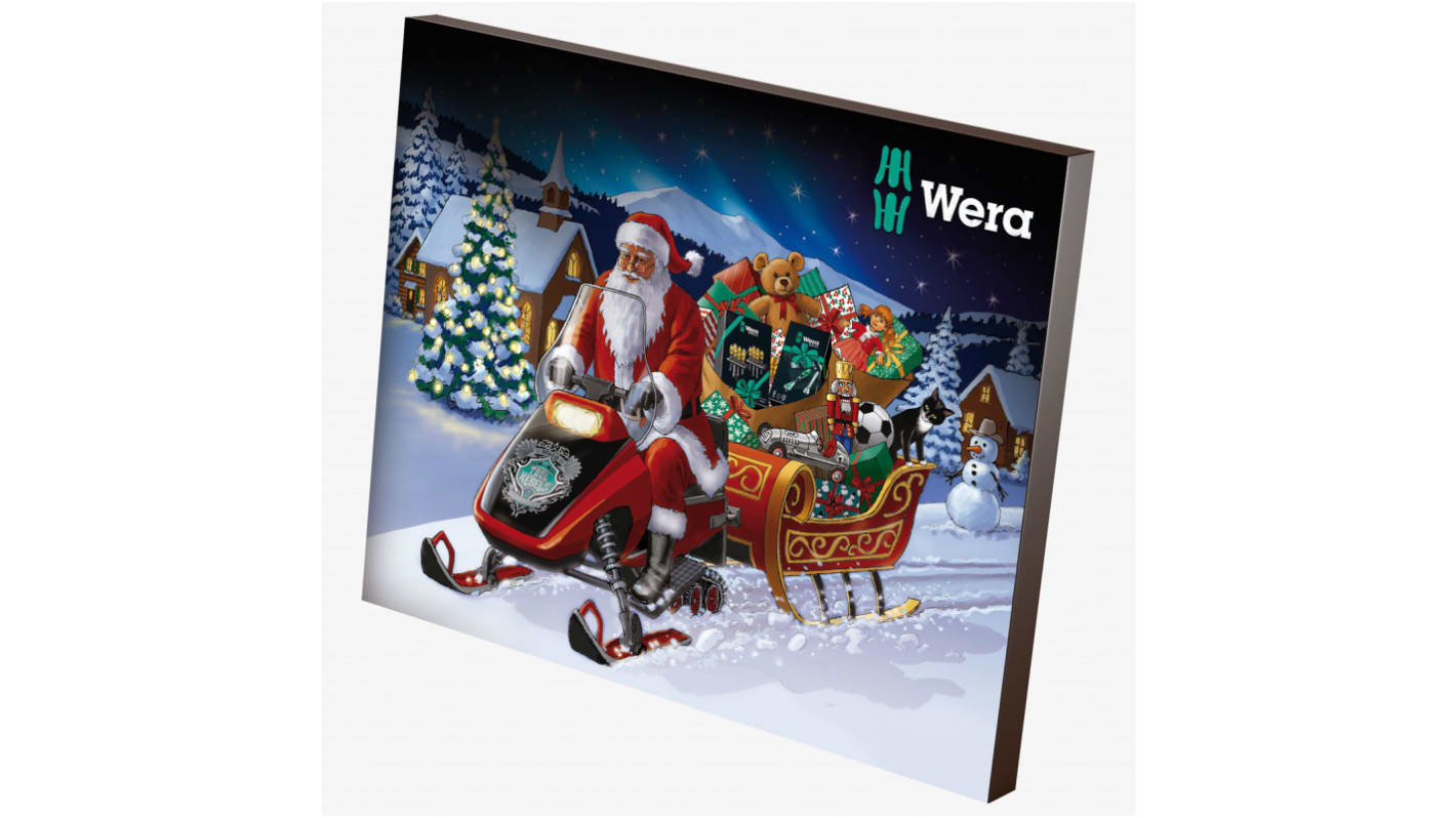 05136600001 Wera 26 Piece Advent Calendar with Wallet RS
