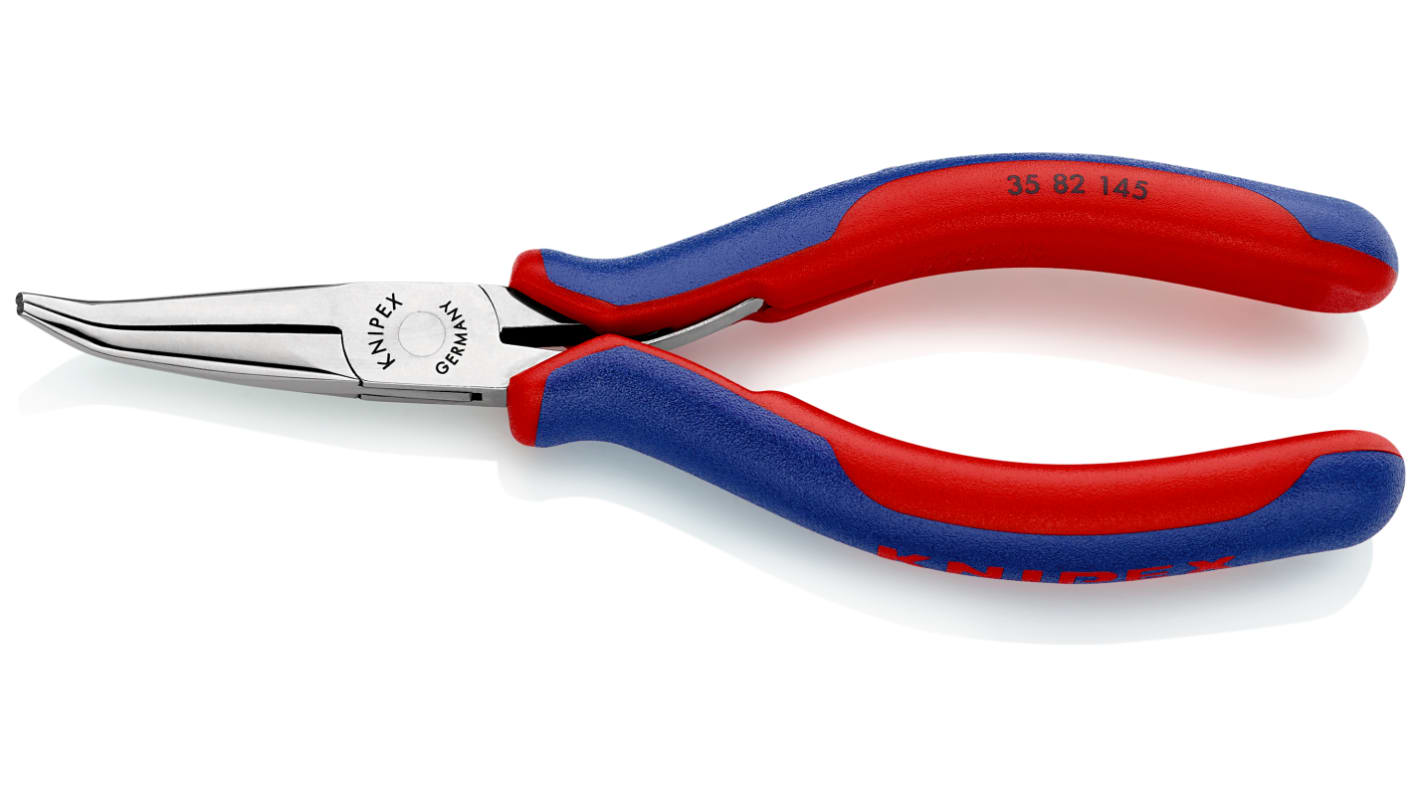 Knipex 35 82 Long Nose Pliers, 145 mm Overall, Straight Tip, 35mm Jaw