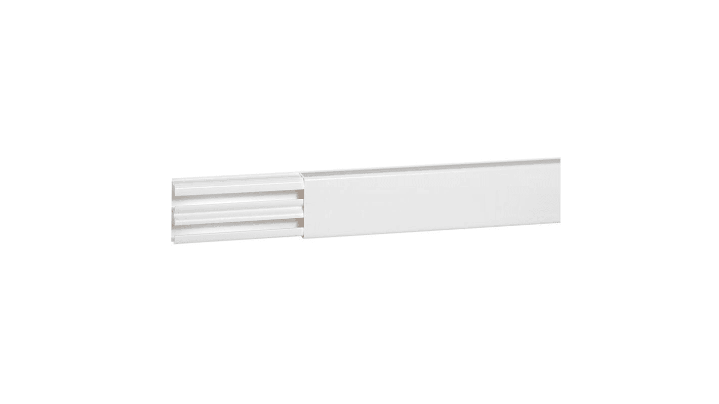 Legrand DLP White Mini Trunking - Closed Slot, W12.5 mm x D32mm, L2.1m, PVC