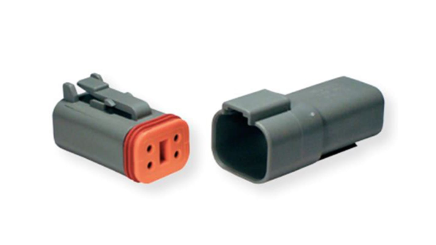 Deutsch, DT Automotive Connector Plug 4 Way DT06-4S