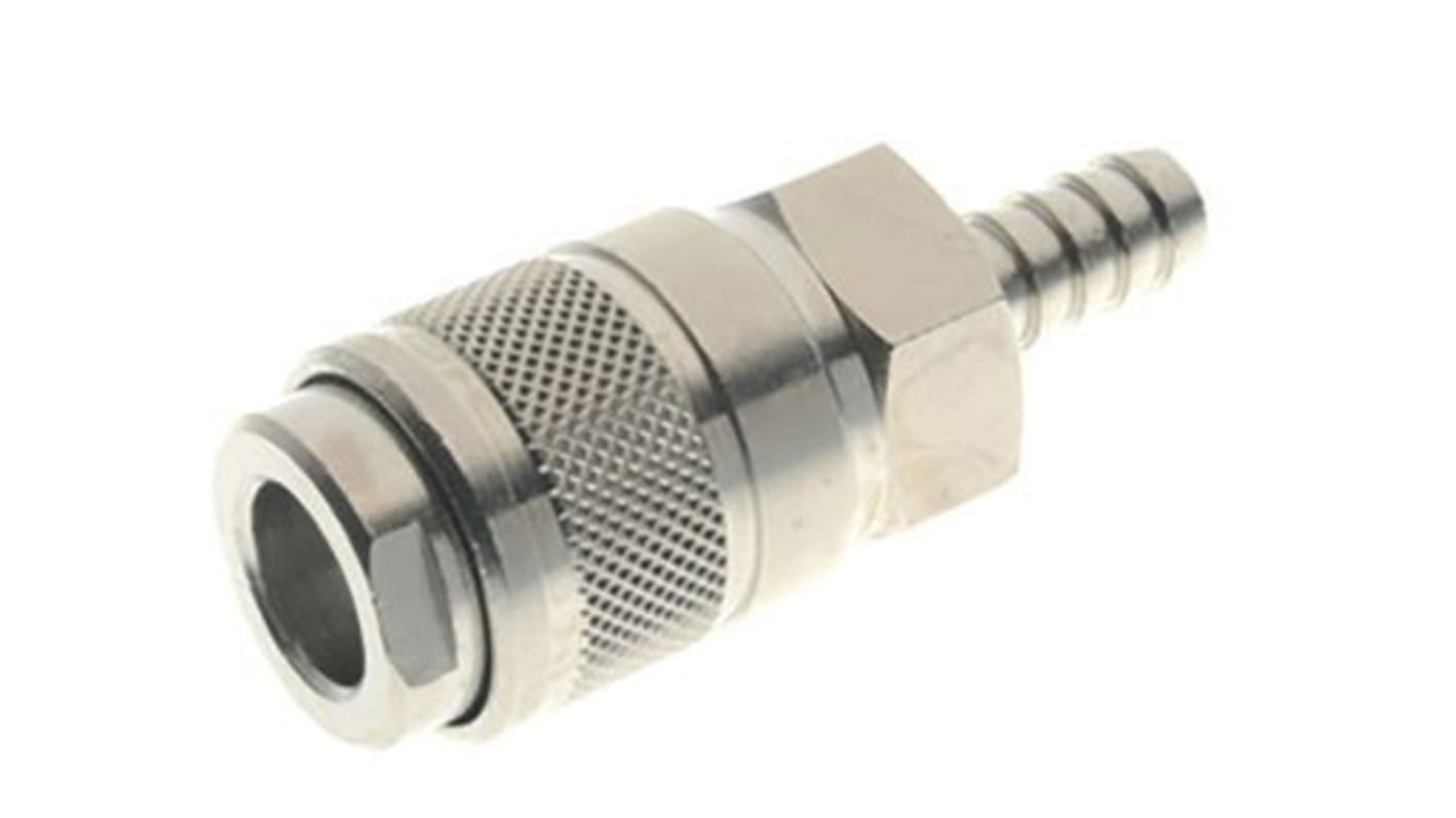 RS PRO Brass Male Quick Air Coupling, 10mm Hose Barb