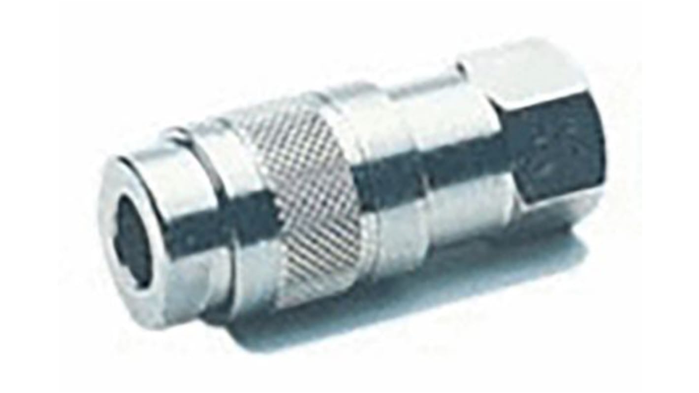 RS PRO Brass Female Quick Air Coupling, G 3/8 Female Threaded