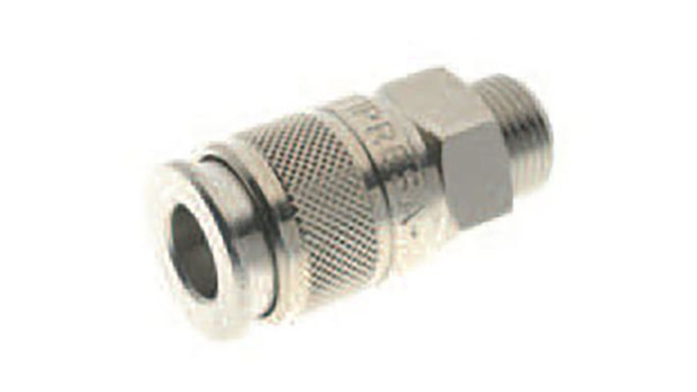 RS PRO Brass Female Quick Air Coupling, G 1/2 Male Threaded