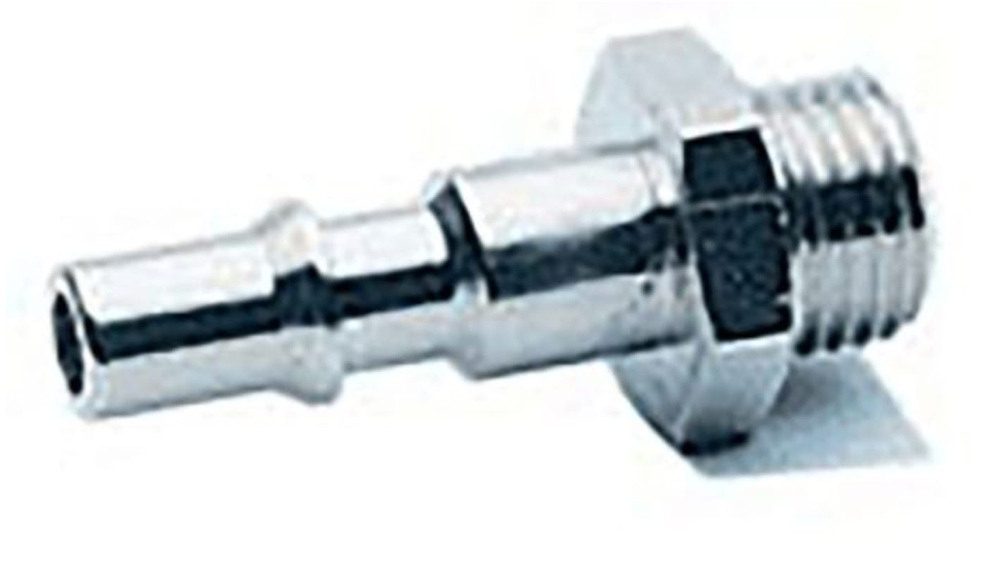 RS PRO Brass Male Coupler Nipple, G 3/8 Male 3/8in Threaded
