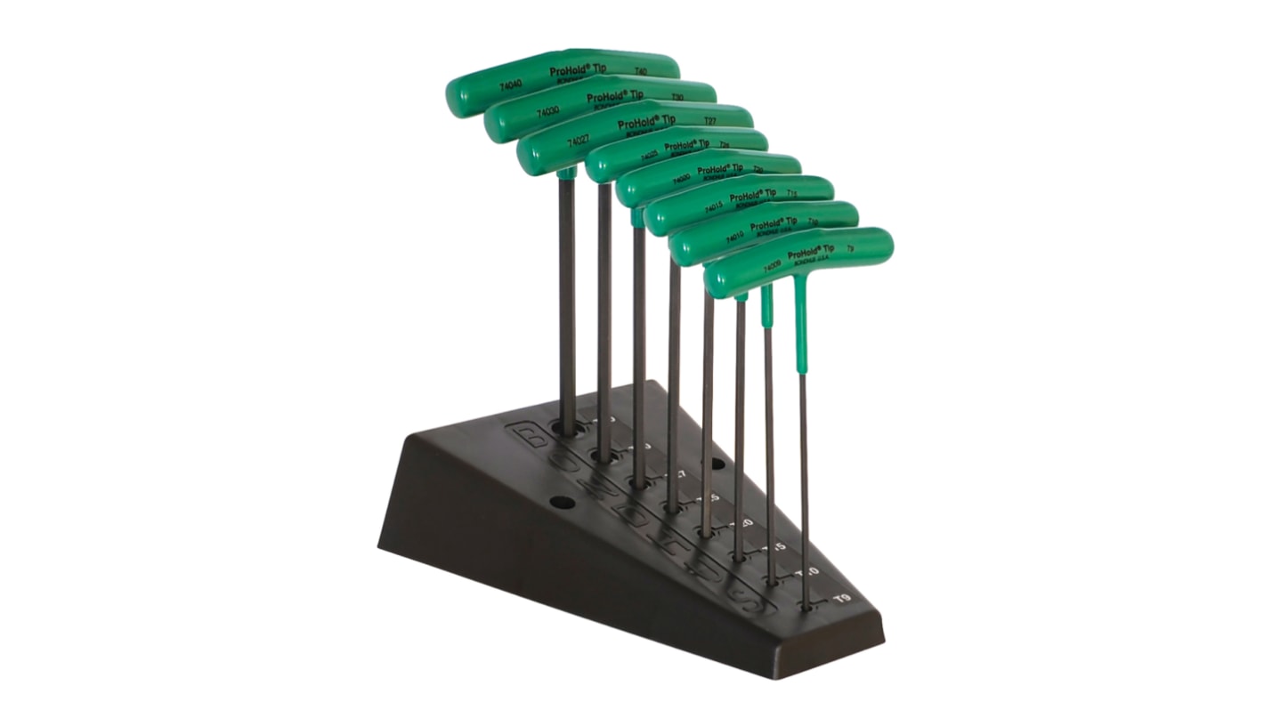 Bondhus 8-Piece Torx Key Set, T Shape