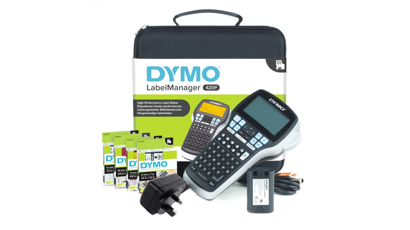 Dymo LabelManager 420 Handheld Label Printer, 19mm Max Label Width