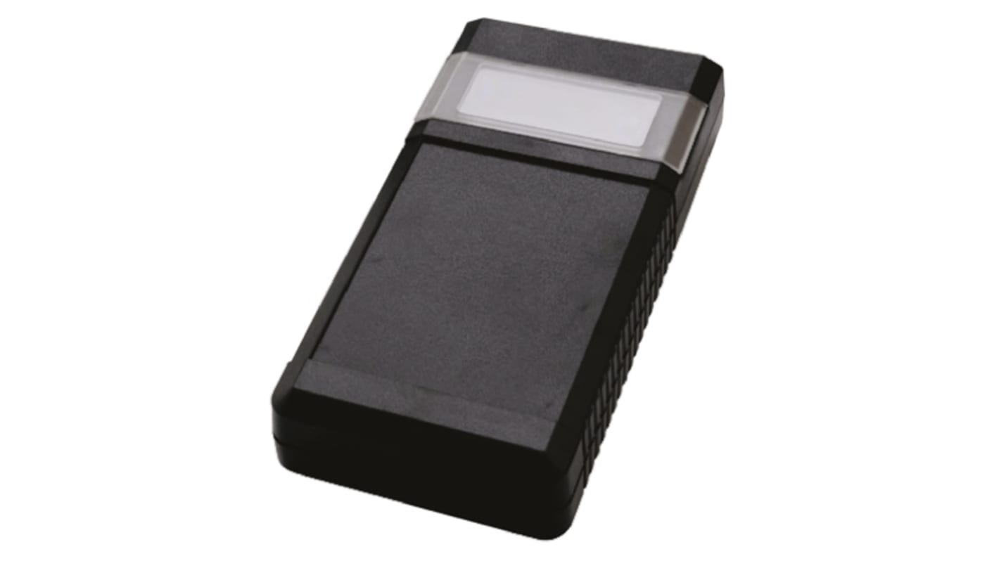 Bopla BOS Series Black, Transparent ABS Handheld Enclosure, Integral Battery Compartment, Display Window, IP40, 157 x