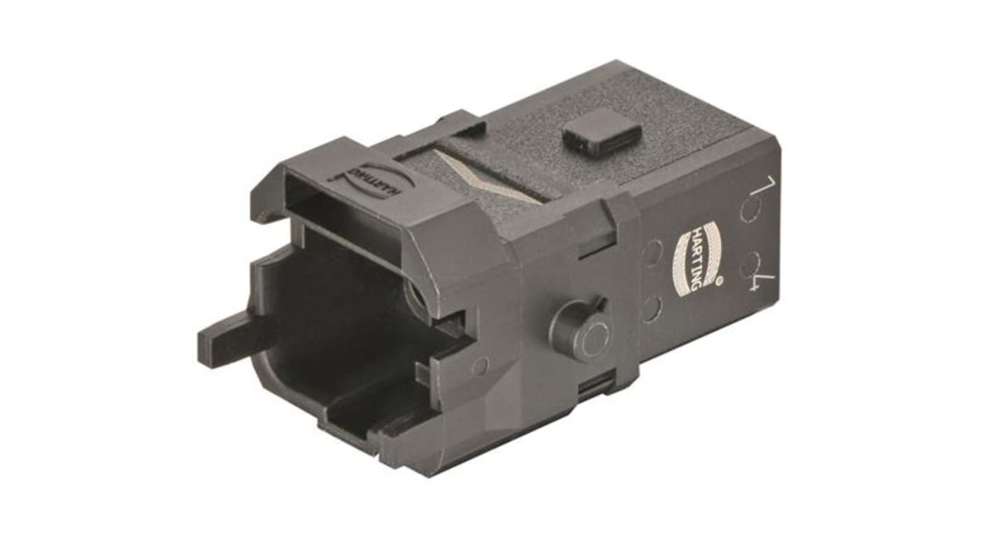 HARTING Heavy Duty Power Connector Insert, 10A, Male, Han 1A Series, 5 Contacts