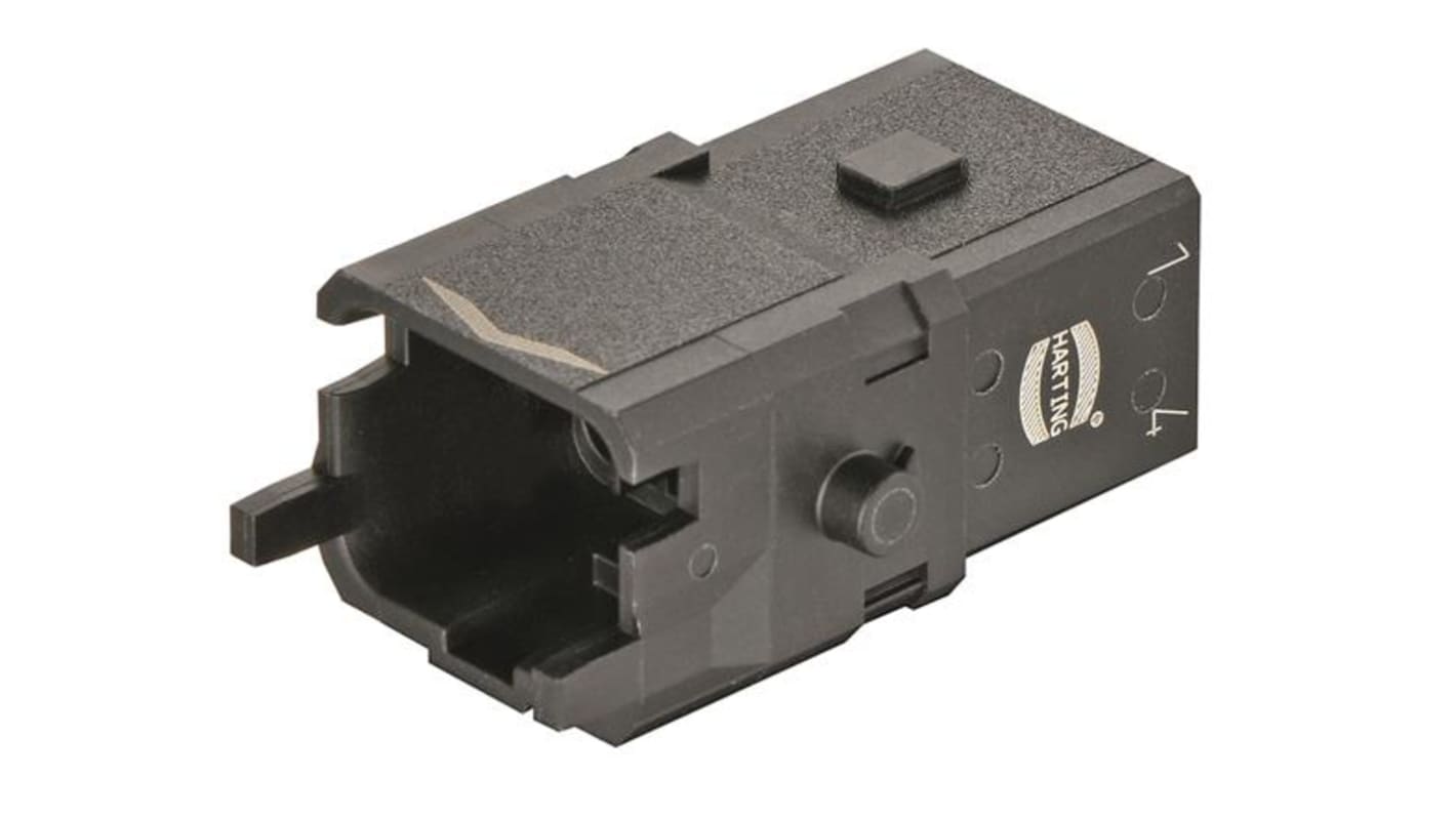 Embout de connecteur HARTING série Han 1A, 5 contacts , 10A, Mâle