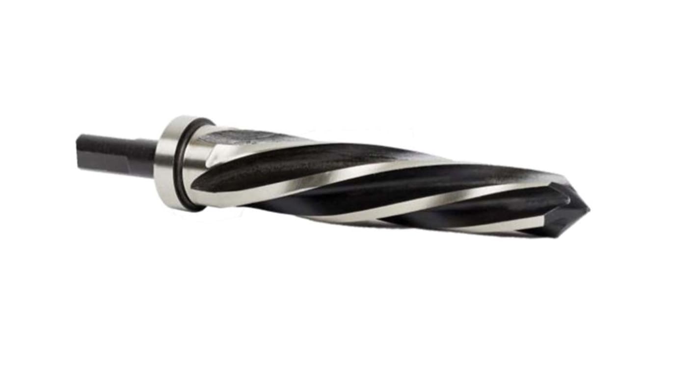 RS PRO Morse Taper Shank Reamer Bit, 26mm Diameter, 184 mm Overall