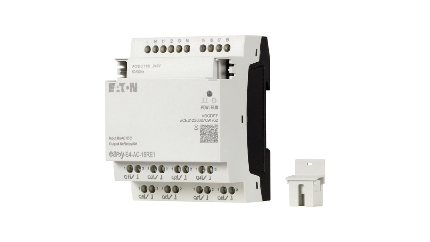 Eaton EasyE4 Series Module, 100 → 240 V ac/dc Supply, Digital, Relay Output, 8-Input, Digital Input