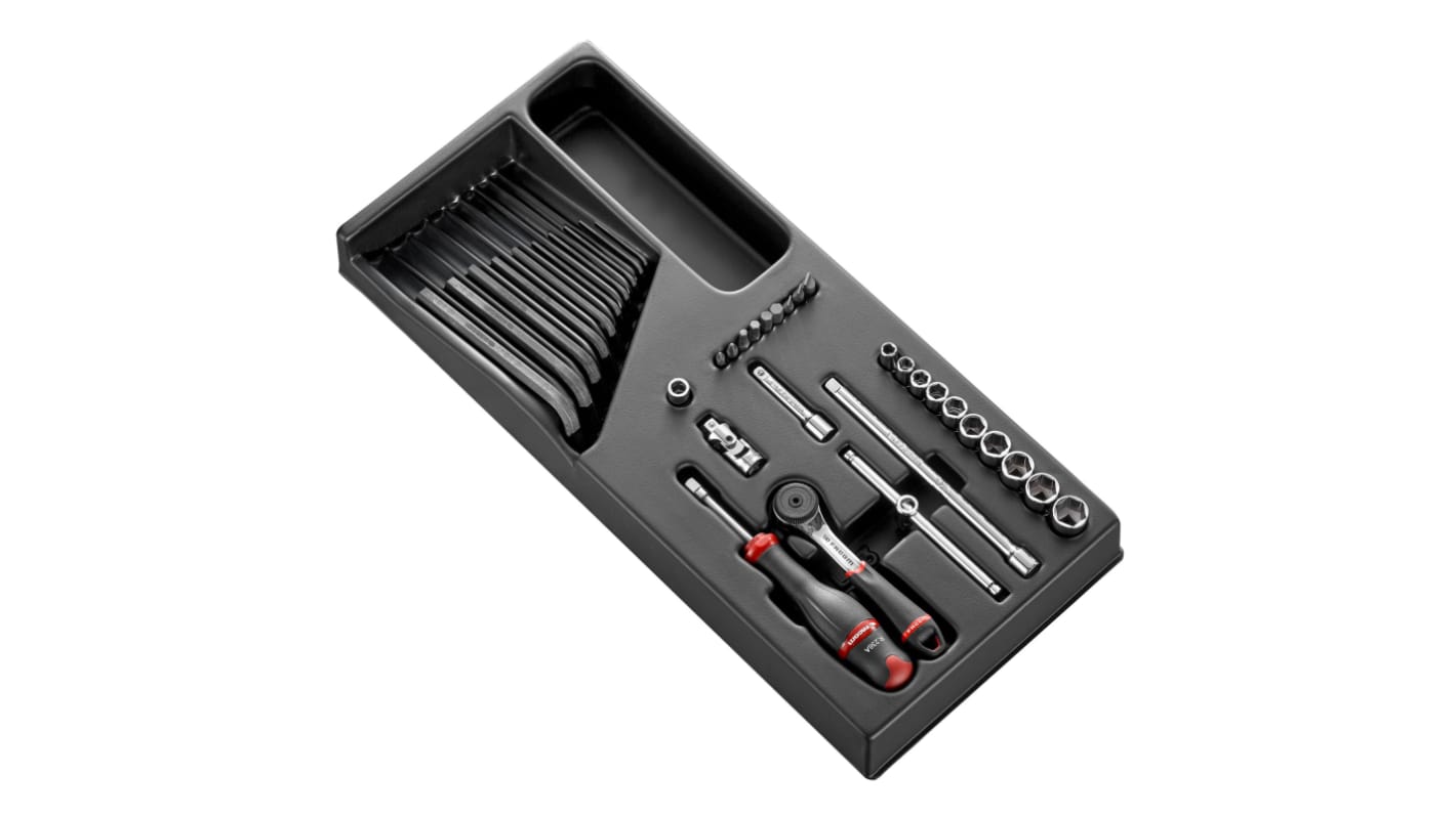 Jeu de douilles Facom MOD.R161-1U 1/4'' Carré 36 pièces