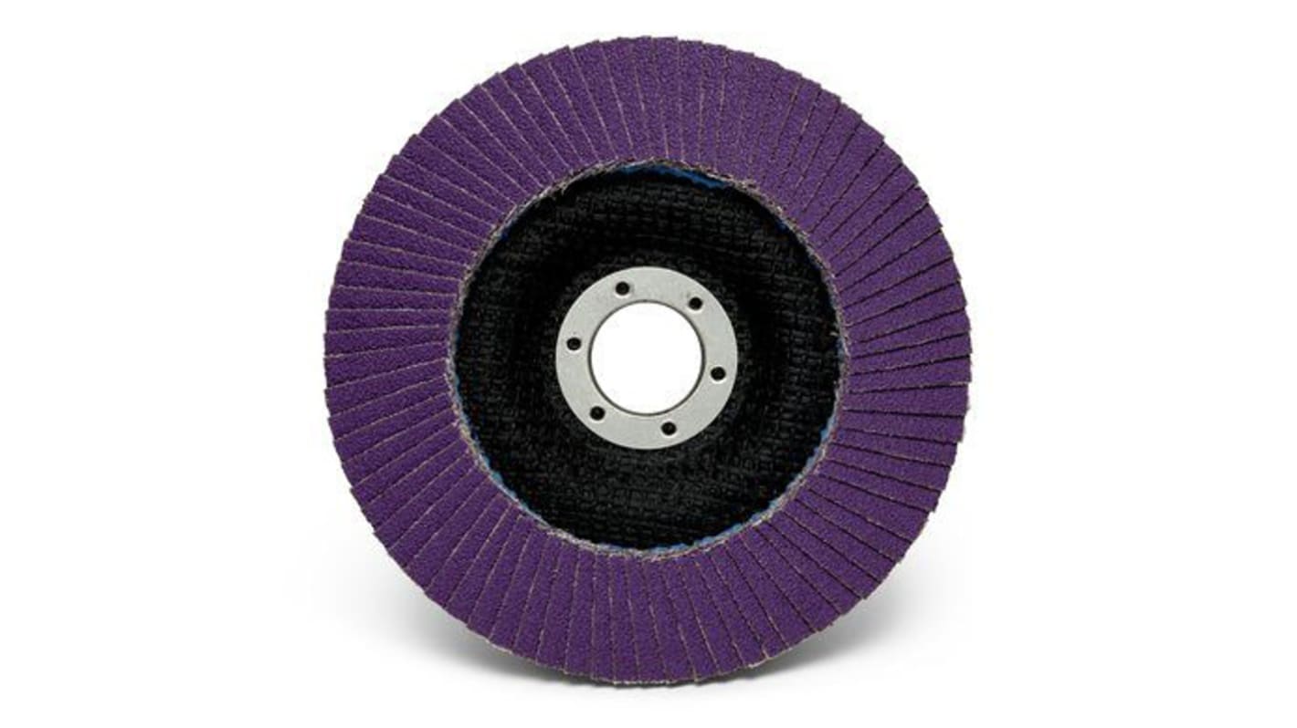 3M Zirconia Aluminium Flap Disc, 180mm, Fine Grade, P80 Grit